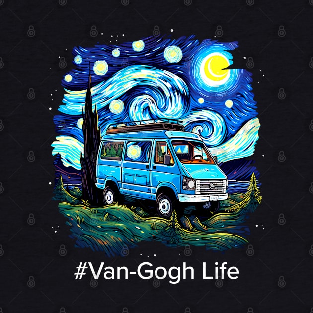 Van Gogh Starry Night Meets Van Camping Life #Van-Gogh Life by VogueTime